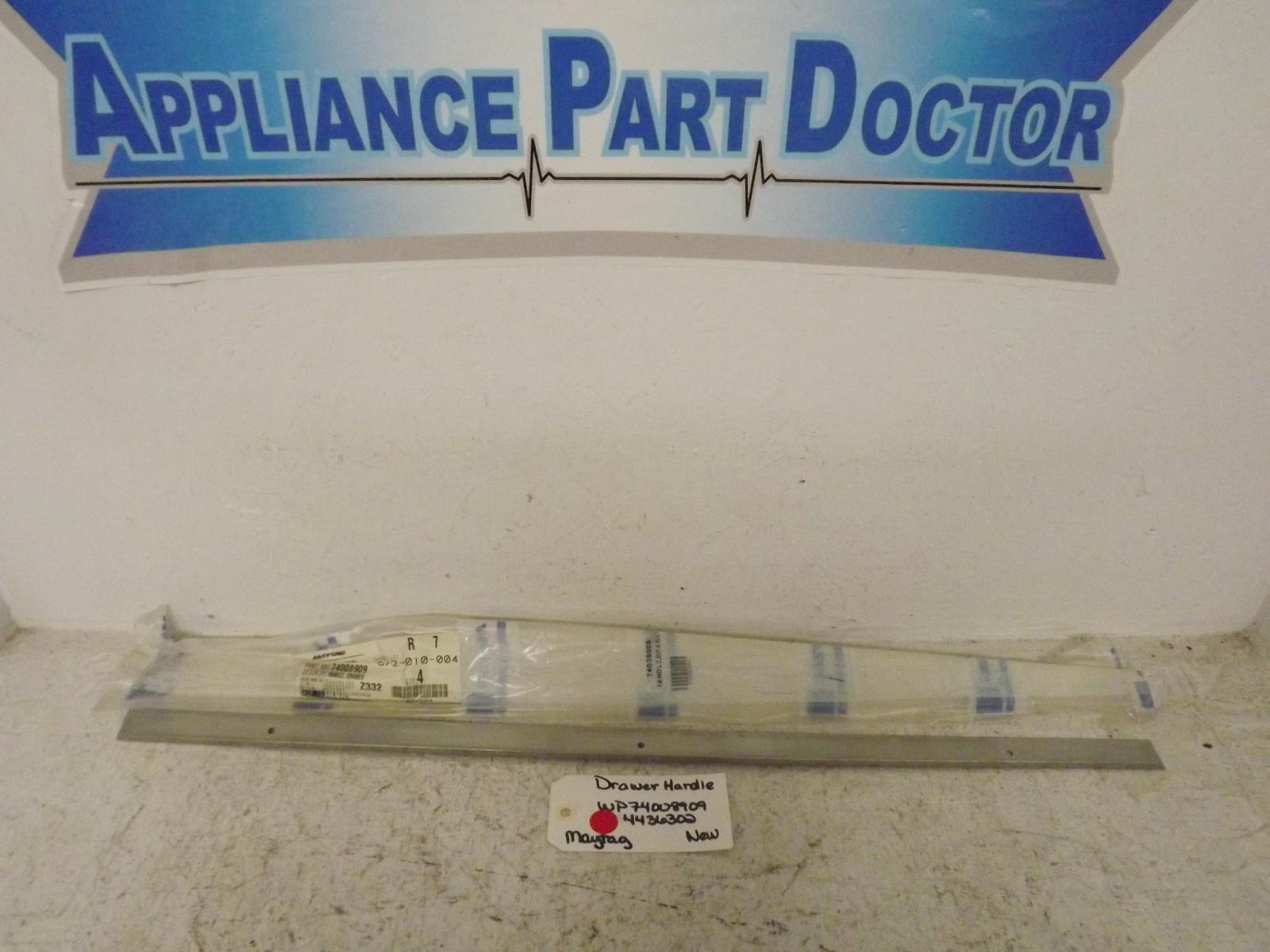 Maytag Range WP74008909 4436302 Drawer Handle New Maytag Range WP74008909 4436302 Drawer Handle New
